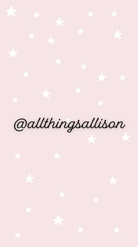 Header of allthingsallison